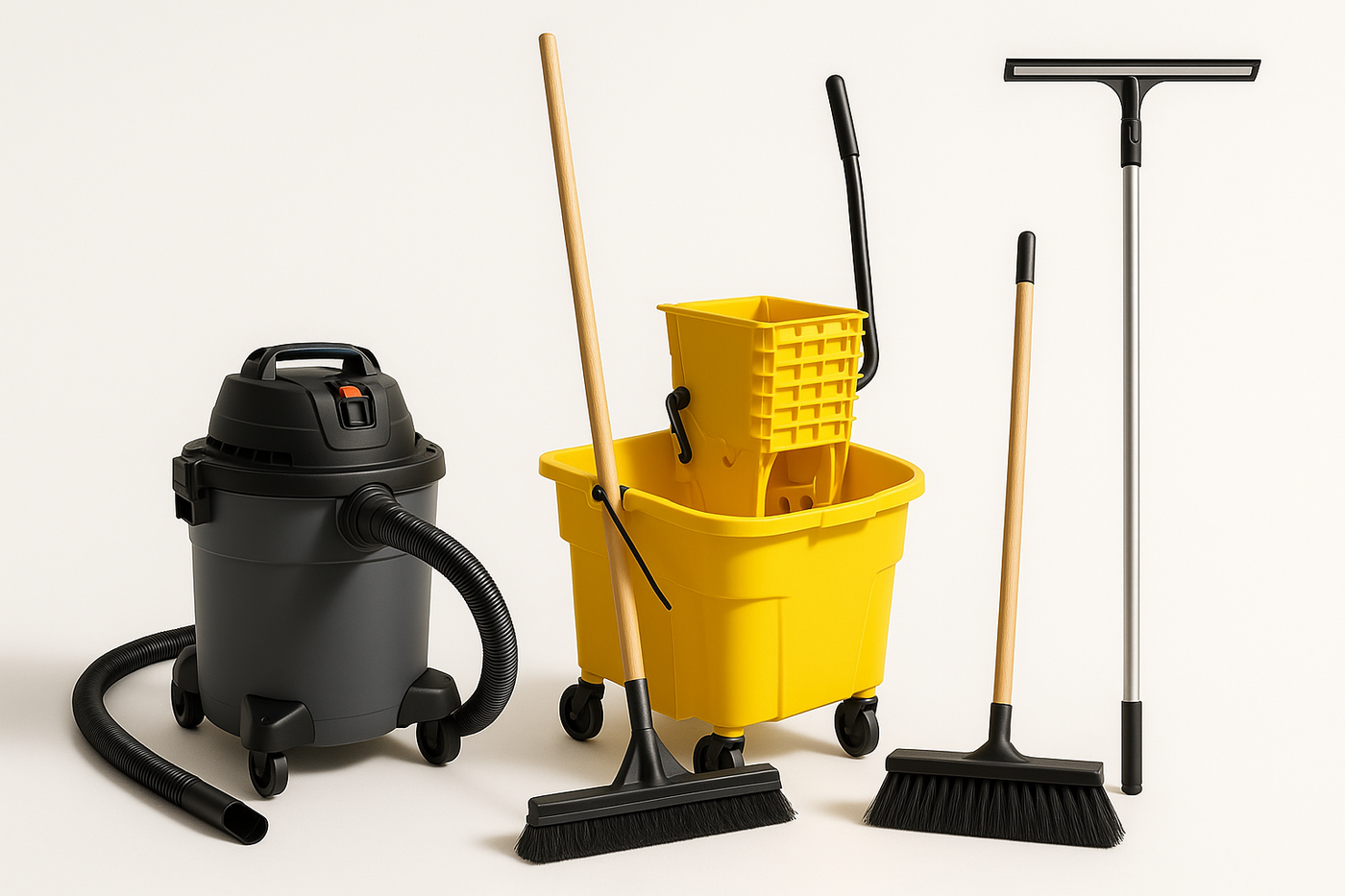Professional-Grade Cleaning Equipment Product Display